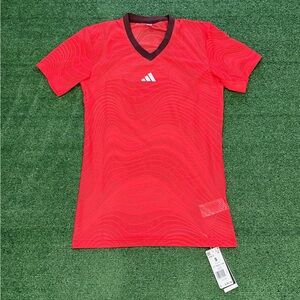 Adidas ClimaCool FLFT Mesh Tennis Tee Shirt Pro Mens Small Semi Lucid Red w/Tags